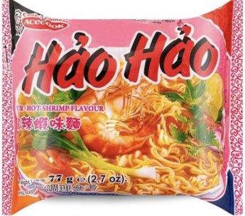 Warning not to eat Hao Hao noodles as could be contaminated with Ethylene oxide