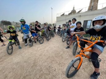 Ghajnsielem’s pump track for BMX and MTB riders proves very popular Ghajnsielem’s pump track for BMX and MTB riders proves very popular