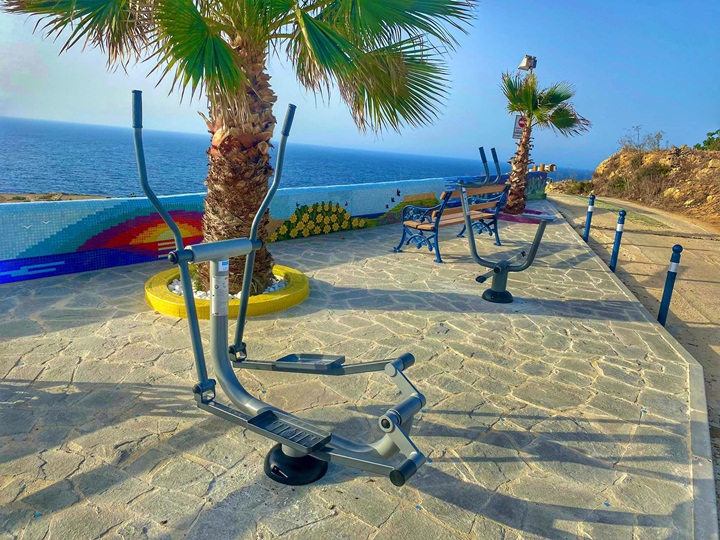 Enjoy one of the best views in Gozo and keep fit at the same time