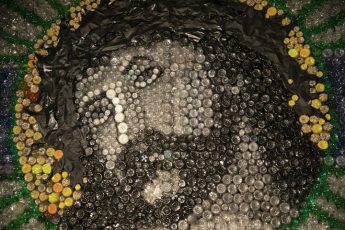 Image of Christ created from plastic bottles unveiled on Ta’ Pinu Sanctuary grounds
