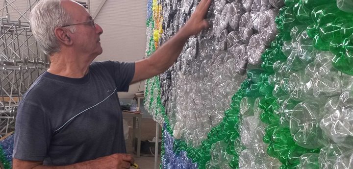 4,000 plastic bottles collected in Gozo used to create image of Christ