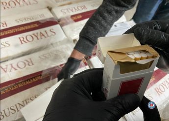 Customs confiscate 78kg of illegal smokeless tobacco and 390,000 illegal cigarettes