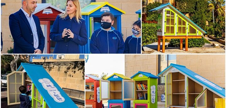 Mini open outdoor libraries being introduced around Ghajnsielem