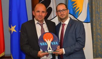 Joe Portelli awarded Gieh-in-Nadur for voluntary work in the field of sports