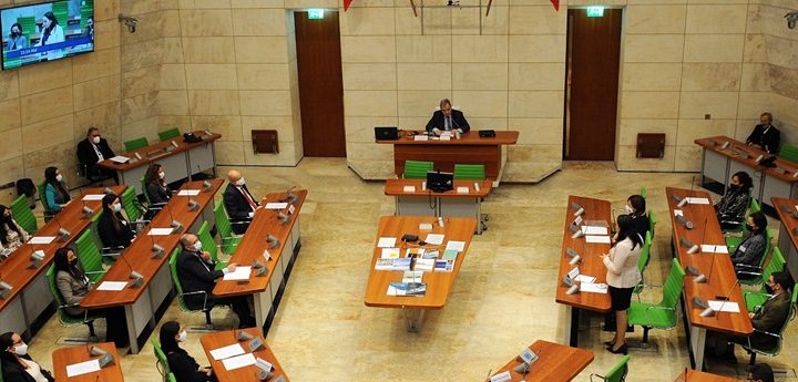 Gozo branch of the FSWS meet Speaker Anglu Farrugia in Parliament