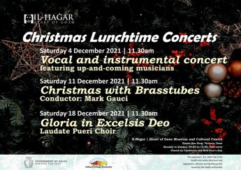 Christmas lunchtime vocal and instrumental concert at Il-Hagar
