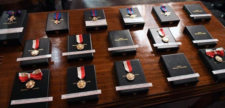 Dr Joe Zammit Ciantar awarded the Midalja ghall-Qadi tar-Repubblika