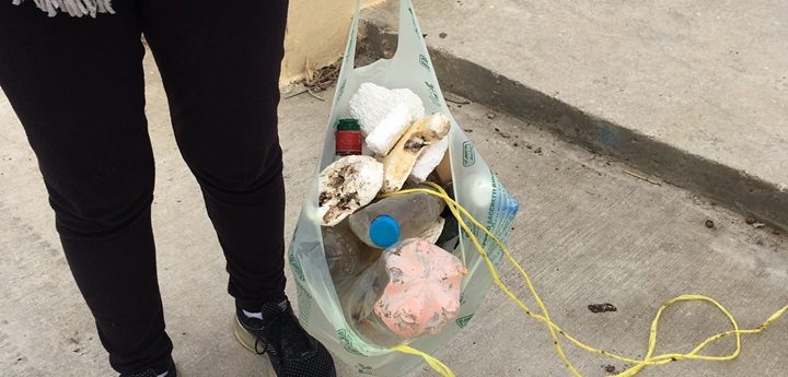 Trash problem on the beaches and streets of Marsalforn