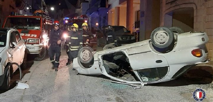Man grievously injured after his car overturns in Victoria accident