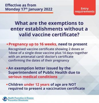New rules relating to vaccine certificates, masks and travel come into force on Monday
