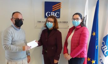 Gozo Business Chamber donation to the Mental Health Association Gozo