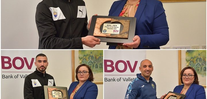 BOV GFA Players of the Month for November, December and January
