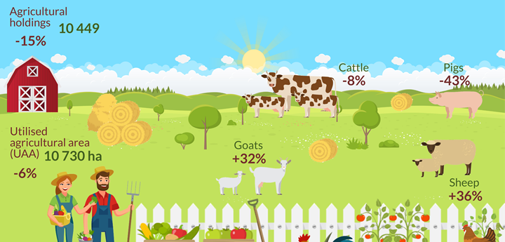 Less agricultural land under cultivation over last 10 years – NSO survey