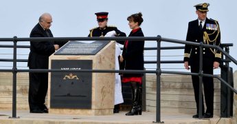 Monument unveiled to commemorate the crew of HMS Urge