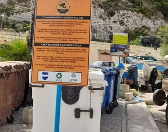 CCTV installed in Xlendi parking area to monitor rubbish dumping
