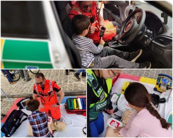 Gozo General Hospital emergency team at Gharb community event