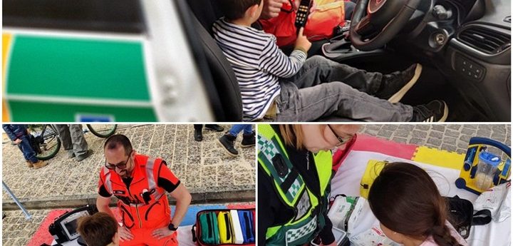 Gozo General Hospital emergency team at Gharb community event