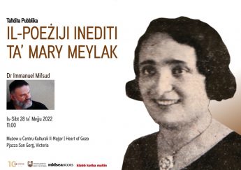 Talk about Gozo’s first poetess Mary Meylak at Il-Hagar