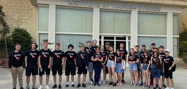Polish students from MIKO spend time at ITS Qala Campus