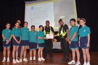 Gozo Community Police Team receive Sustainable Mobility Award