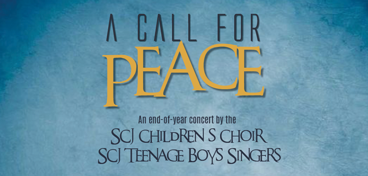 A Call for Peace – SCJ’s younger members call for peace through music