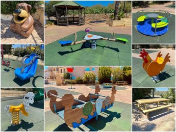 Tal-Halj playing field in Nadur gets new equipment for children