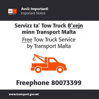 Free Transport Malta tow truck service during school year Free Transport Malta tow truck service during school year