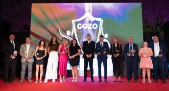 Gozo Sports Awards winners celebrating sports personalities