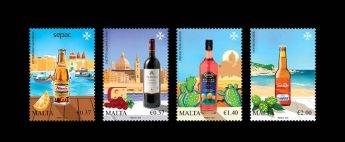 Local beverages feature on MaltaPost SEPAC stamp issue