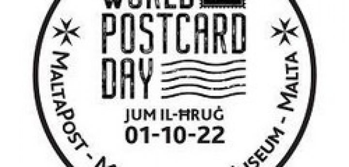 Special handstamp to commemorate World Postcard Day