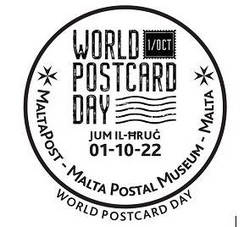 Special handstamp to commemorate World Postcard Day