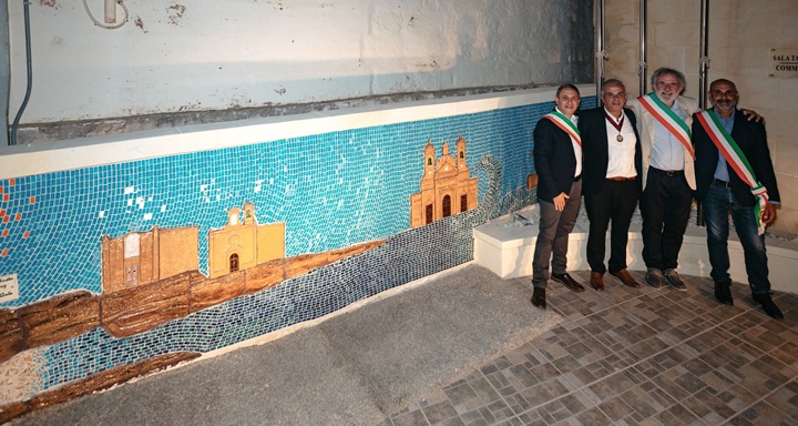 Qala village depicted in new wall mosaic by Lisa Formosa