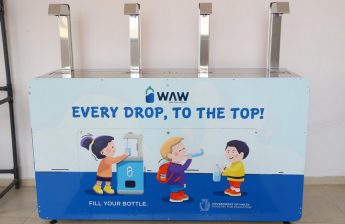Two million plastic bottles less because of new water dispensers Two million plastic bottles less because of new water dispensers