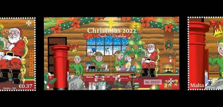 Santa’s Workshop – New Christmas stamp issue