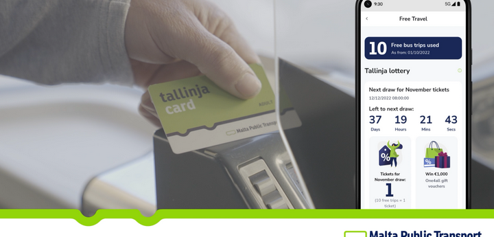 Travel for free and win on Malta Public Transport’s lottery