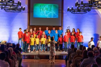Christmas tea party and choral music with youngsters of SCJ choir