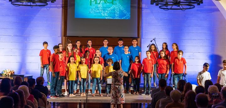 Christmas tea party and choral music with youngsters of SCJ choir