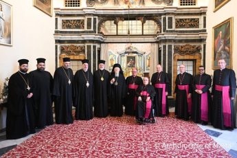 Patriarch Bartholomew I arrives in Malta on visit