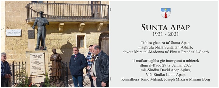 'Sunta ta' l-Gharb' honoured with a new memorial