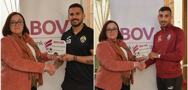BOV GFA Players of the Month for November and December