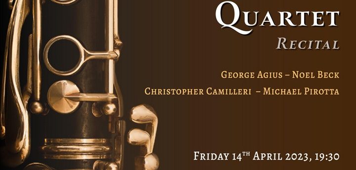 Clarinet Quartet performance at Il-Hagar in April