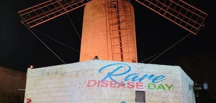 Xewkija Windmill highlights Rare Diseases Day in Gozo