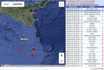 Update – 5.1 magnitude earthquake felt across Malta and Gozo