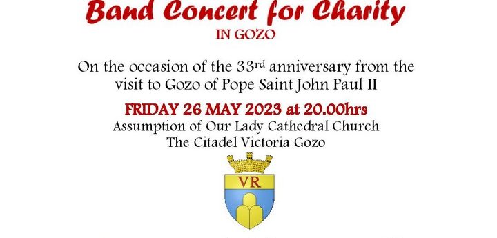Gozo AFM Band Concert for Charity at the Cathedral