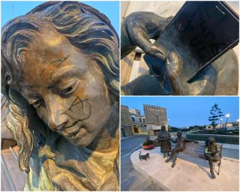 Vandalism of Ghajnsielem monument condemned by Mayor Vandalism of Ghajnsielem monument condemned by Mayor