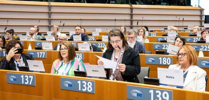 MFOPD speak at 5th European Parliament of Persons with Disability