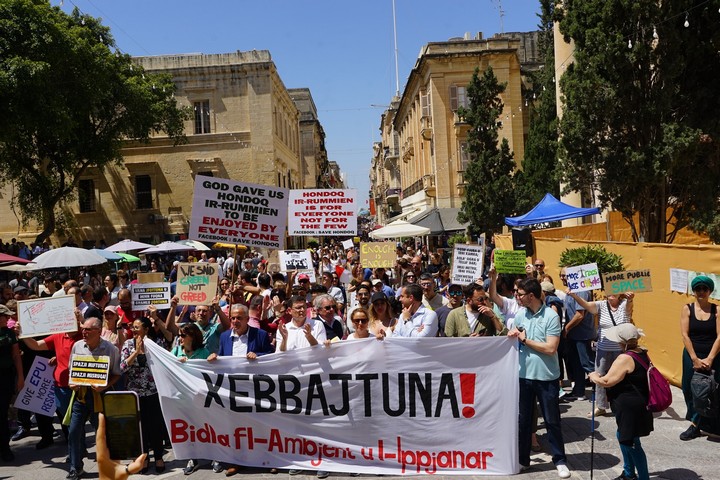 Thousands from all over Malta and Gozo attend national environment protest