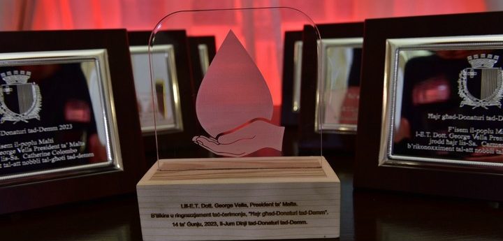 Blood donors recognised for their great act of charity towards others