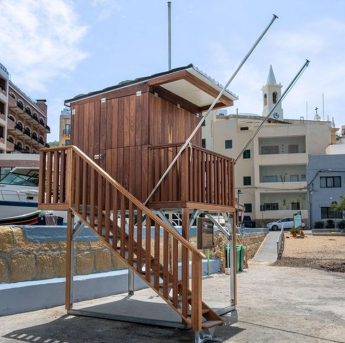 New Lifeguard Tower for Marsalforn beach