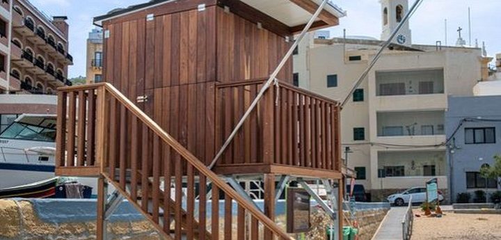 New Lifeguard Tower for Marsalforn beach